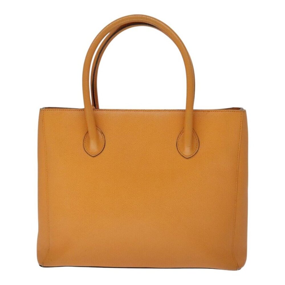 CELINE Tote Bag Leather Orange Auth - Picture 2 of 16
